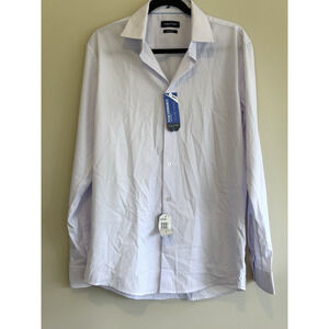 Nautica Men's Performance Super Shirt Pale Lavender Size M (15–15½ 34/35) – NWT